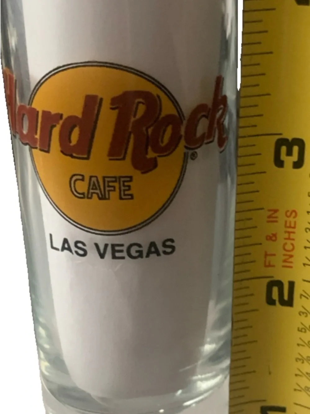 Vintage Hard Rock Cafe Las Vegas Shot Glass Shotglass